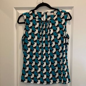 Calvin Klein Sleeveless Blouse, Women’s Medium
